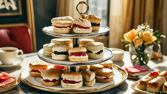 Plain Scones with Jam & Cream